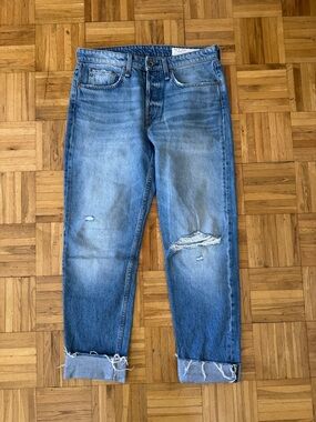 rag & bone Rosa Distressed Boyfriend Jeans in Bristol